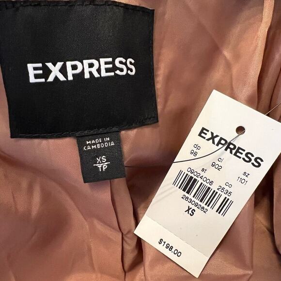 EXPRESS WOMENS COAT SIZE XS NWT - Picture 5 of 5